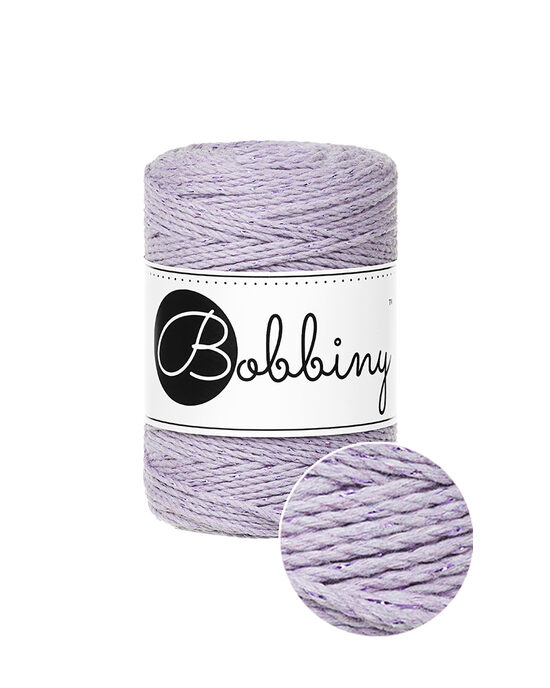 Makramē virve 3PLY - Unicolor Lavender